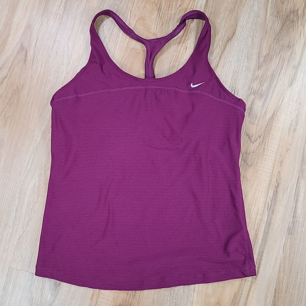 🔹️Nike Purple Fit-Dry Athletic Racerback Sleeveless Top Large
